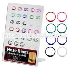 brnhp17 nose hoop silver 925 nose