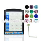 brnsbt l shape nose studs silver 925 nose