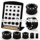 brpg206 tunnels gauges organic body jewelry ear lobe