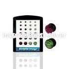 brpg52 plugs gauges acrylic body jewelry ear lobe