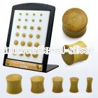 brpwj tunnels gauges organic body jewelry ear lobe