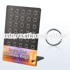 brsel6 seamless segment rings surgical steel 316l nose