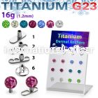 brtsa8 board w titanium g23 dermal anchors w multi crystal ball