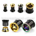 bsthp tunnels gauges anodized surgical steel 316l ear lobe