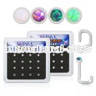 bxbinswo l shape nose studs bioflex ptfe nose