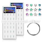 bxnr5 fake illusion body jewelry surgical steel 316l nose