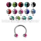 cbefr3e horseshoes surgical steel 316l belly button