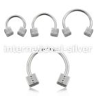 cbsdi horseshoes surgical steel 316l belly button