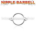 cnnpe5 straight barbells surgical steel 316l nipple