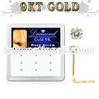 d9gsc15 l shape nose studs gold nose