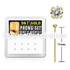 d9gys1 bend it to fit nose studs gold nose