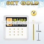 d9gys5 bend it to fit nose studs gold nose