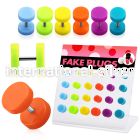 dacb115 cheaters  illusion plugs and tapers acrylic body jewelry belly button