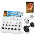 dacb135 cheaters  illusion plugs and tapers anodized surgical steel 316l ear lobe