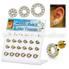 dacb143 cheaters  illusion plugs and tapers anodized surgical steel 316l ear lobe