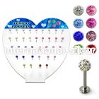 dacb66 labrets lip rings surgical steel 316l labrets chin