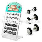 dacb71 cheaters  illusion plugs and tapers surgical steel 316l belly button