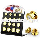 dapg100u plugs gauges anodized surgical steel 316l ear lobe