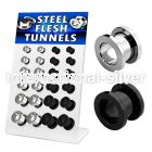 dapg10 tunnels gauges anodized surgical steel 316l ear lobe
