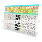 dapg35 tunnels gauges acrylic body jewelry ear lobe