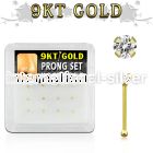 dgbz9c nose bone gold nose