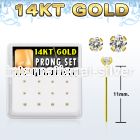 dgys11 gold bend it yourself nose studs nose piercing