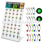 dmey3 micro curved barbells surgical steel 316l with acrylic parts eyebrow