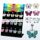 dmix15b belly rings surgical steel 316l belly button
