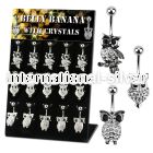dmix6b belly rings surgical steel 316l belly button