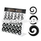 dmxp15 tapers organic body jewelry ear lobe