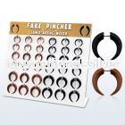 dmxp19 cheaters  illusion plugs and tapers organic body jewelry ear lobe