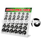 dmxp6a tapers acrylic body jewelry ear lobe