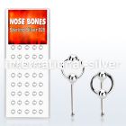 dnbr1 nose bone silver 925 nose