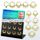 dnsm138 seamless segment rings silver 925 septum