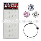 dnsm48 nose hoop silver 925 nose