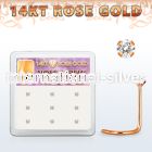 drsc17 gold nose screws and nose studs nose piercing