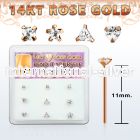 drys13 bend it to fit nose studs gold nose