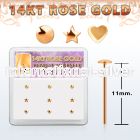 drys1 bend it to fit nose studs gold nose