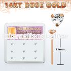 drys22 bend it to fit nose studs gold nose