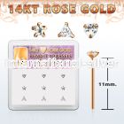 drys25 bend it to fit nose studs gold nose