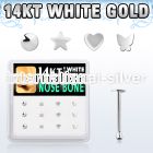 dwnb18 gold nose bones nose piercing