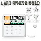 dwsc13 l shape nose studs gold nose