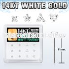 dwys13 gold bend it yourself nose studs nose piercing