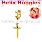 ehg768 anodized surgical steel ring piercing