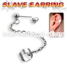 er246 fake illusion hoops surgical steel 316l belly button