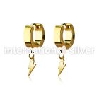 erglit anodized surgical steel +huggie choose  piercing