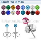 ermfr steel earring studs 20g ferido