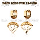 err575 anodized surgical steel huggie piercing