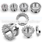 fspcz tunnels gauges surgical steel 316l ear lobe