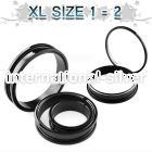 ftpgxl tunnels gauges anodized surgical steel 316l ear lobe